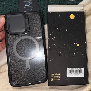 iPhone 15 Pro Max Black MagSafe Compatible Phone Case